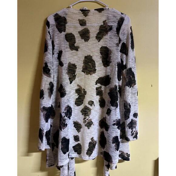 BiBi Women's Lightweight Open Front Long Cardigan Sweater Size Medium - Picture 6 of 6